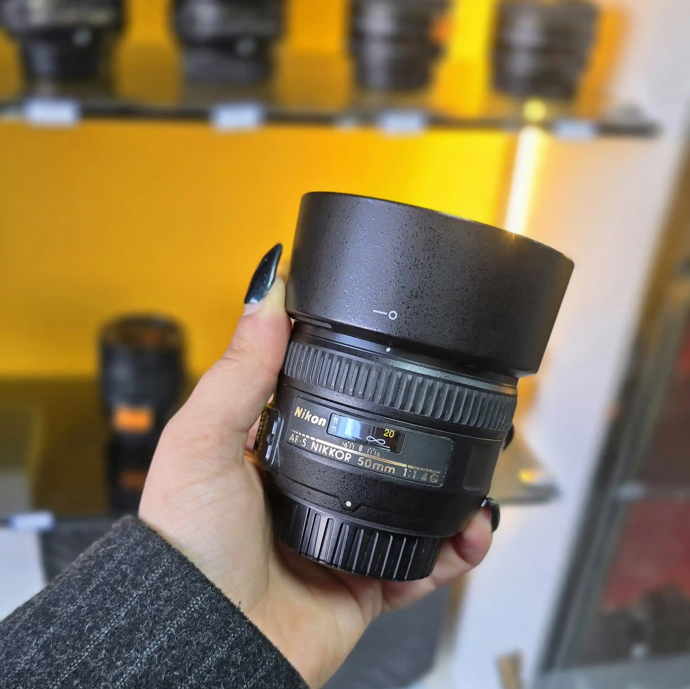 لنز نیکون دست دوم Nikon AF-S NIKKOR 50mm f/1.4G دست دو